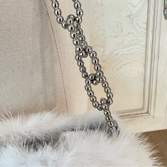 NWT Coach Poppy Mink Fur and Leather Trim Evening Bag -- RARE!! - Picture 3 of 15